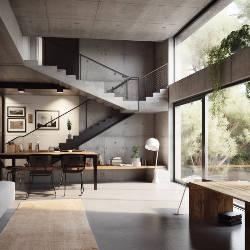 Domy z surowego betonu: industrialny urok