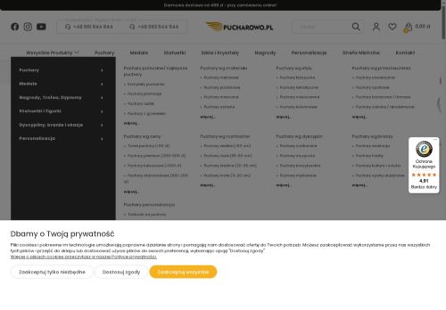 Puchary, medale, statuetki, trofea na PucharowoPL