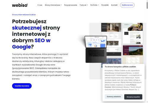 Webiso pozycjonowanie stron i tworzenie stron w Krakowie